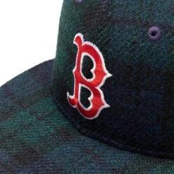 X New Era / Harris Tweed RED SOX 59FIFTY -Clothing Shop BodegaXNEWERAHARRISTWEEDREDSOX5950NAVY60226375 4