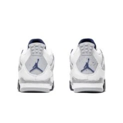 AIR JORDAN 4 RETRO GS -Clothing Shop JordanAIRJORDAN4RETROWHITEMIDNIGHTNAVY LTSMOKEGREY5.5Y408452 140 3