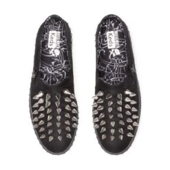 Keds X MAISIE WILEN STUDDED MULE -Clothing Shop KedsxMaisieWilenStuddedMuleBLACKWF66793 4