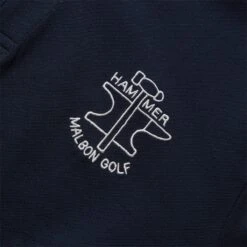 HAMMER PIQUE POLO -Clothing Shop MALBONHAMMERPIQUEPOLONAVYSM 7368 NAV 4