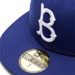 NEW ERA 59FIFTY BROOKLYN DODGERS (1955) LOGO HISTORY FITTED CAP -Clothing Shop NewEraLOGOHISTORY595010159BROOKLYNDODGERS 1955 ROYALBLUE760244520 4