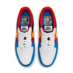 Nike X UNO AIR FORCE 1 '07 QS -Clothing Shop NikexUnoAirForce1WHITEYELLOWZEST UNIVERSITYREDDC8887 100 4