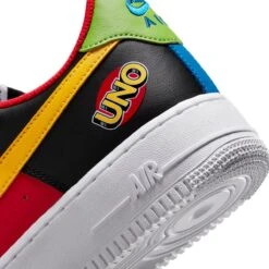 Nike X UNO AIR FORCE 1 '07 QS -Clothing Shop NikexUnoAirForce1WHITEYELLOWZEST UNIVERSITYREDDC8887 100 6