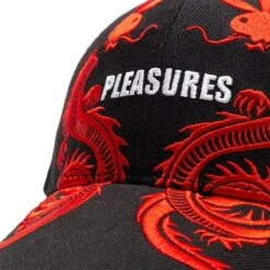 Pleasures X PLAYBOY TAILS 6 PANEL HAT -Clothing Shop PleasuresXPLAYBOYTAILS6PANELHATBLACKOSP22PB047 BLACK 4
