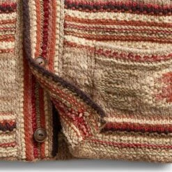 HAND-KNIT MIXED STICHES SHAWL CARDIGAN -Clothing Shop RRLHAND KNITMIXEDSTICHESSHAWLCARDIGANTANMULTIM782857187001 4