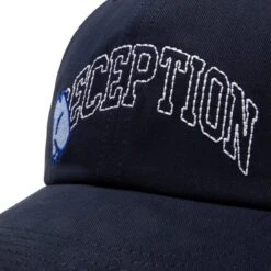 DECEPTION 6 PANEL HAT -Clothing Shop Reception6PANELCAPDECEPTIONCOTTONTWILDARKNAVYOSH0022 4
