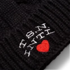 T.S.N. HEART BEANIE -Clothing Shop ThisisneverthatT.S.N.HEARTBEANIEBLACKOSTN223KHWBE01 3