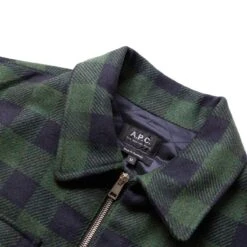 A.P.C. NEW IAN JACKET -Clothing Shop a.p.c.BLOUSONNEWIANDARKGREENMWOANU H02759 4