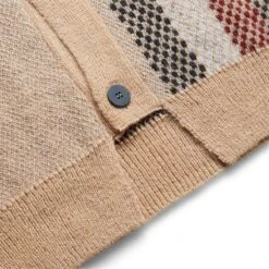 Aries JOHNNY PLAID CARDIGAN -Clothing Shop ariesJOHNNYPLAIDCARDIGANBEIGEMFTAR20025 4