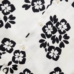 Fred Perry FLORAL PRINT REVERE SHIRT -Clothing Shop fredperryFLORALPRINTREVERESHIRTECRUSM3692 4