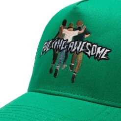 KIDS ARE ALRIGHT SNAPBACK -Clothing Shop fuckingawesomeKIDSAREALRIGHTSNAPBACKGREENOSFA FW22 022 4
