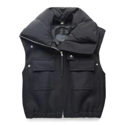 Helmut Lang HYBRID BOMBER JACKET -Clothing Shop helmutlangHYBRIDBOMBERBLACKSM10HW101 5