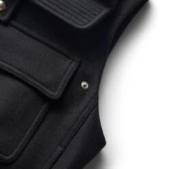 Helmut Lang HYBRID BOMBER JACKET -Clothing Shop helmutlangHYBRIDBOMBERBLACKSM10HW101 6