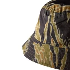 Maharishi CAMO TECH REVERSIBLE BUCKET HAT -Clothing Shop maharishiCAMOTECHREVERSIBLEBUCKETHATMINTGOLDTIGERSTRIPEOLIVEOS8053 3