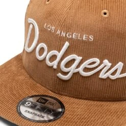 NEW ERA 9FIFTY LOS ANGELES DODGERS SCRIPT CORDUROY CAP -Clothing Shop newera950CORDSCRIPT13494LOSDODXBRXBROS60296559 4