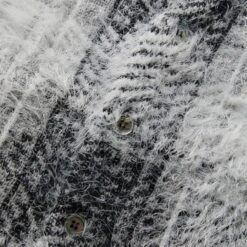 Stüssy HAIRY PLAID CARDIGAN -Clothing Shop stussyHAIRYPLAIDCARDIGANWHITES117169 5