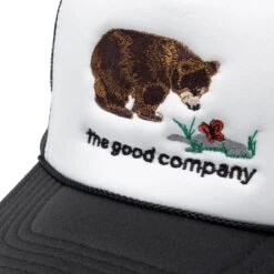 BEAR TRUCKER HAT -Clothing Shop thegoodcompanyBearTruckerHatBlackOSTGCFA22 027 4